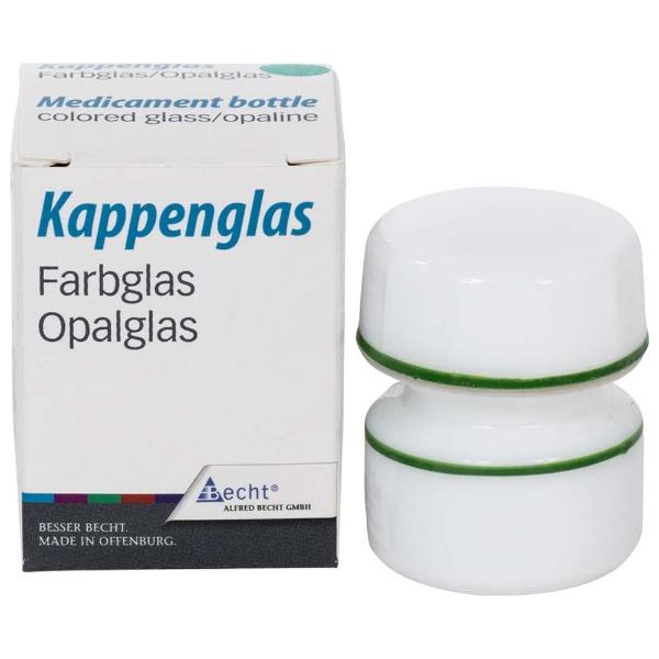 Bouchon en verre opalin simple