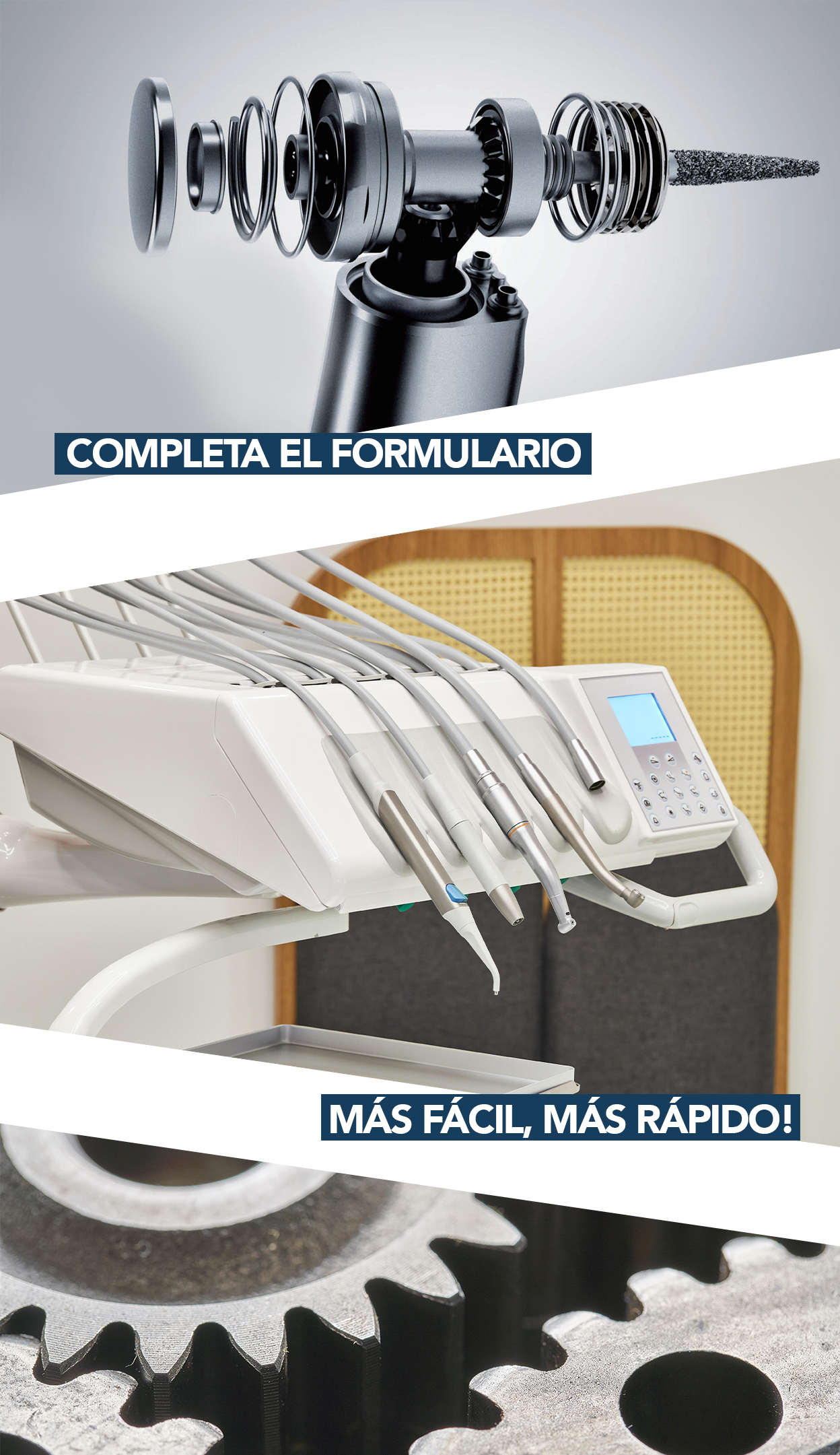 Reparacion de instrumental rotatorio dental