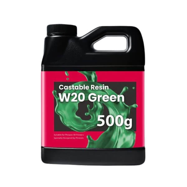 W20 Green: Castable Resin for Casting (500 gr)