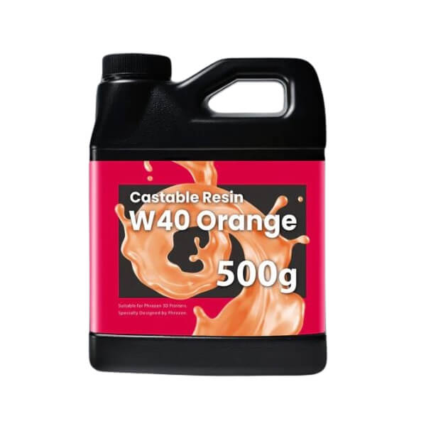 W40 Orange: Castable Resin for Casting (500 gr)