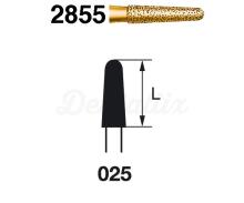 Burrs 2855.314 Diamond Conical Round FG S2000 (5 pcs.)