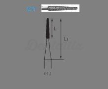 831EF.204 Burs. Rounded Conical Diamond CA (5 pcs)