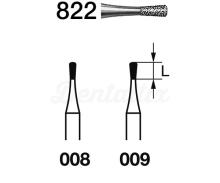 Milling cutters 822.314. Diamond Pear FG (5 pcs)