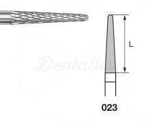 Fresa Cónica Redondeada H261 de Tungsteno para PM