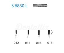 S6830L.314 bur. Flat Cylindrical Diamond FG (5 pcs)