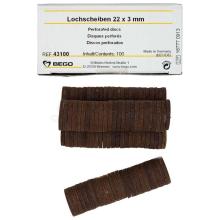34 x 3 mm Perforated Discs (100 pcs)