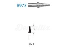 8973.314 Diamond Conical Round FG Burs (5 pcs.)