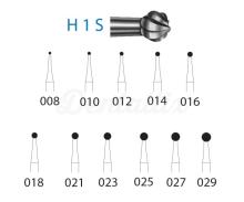 Fresa Redonda H1S de Tungsteno para CA (5 uds)
