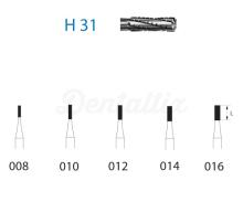 Fresa Cilíndrica Plana H31 de Tungsteno para FG (5 uds)