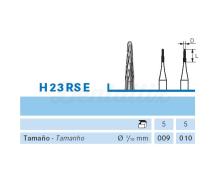 Fresa Cónica Redondeada H23RSE de Tungsteno para PM (5 uds)