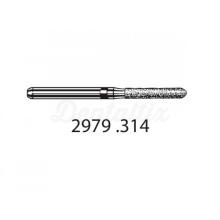 Rounded Cylindrical Bur 2979 Diamond for FG (5 pcs)
