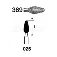 Fraise diamantée poire 369A pour FG (5 pièces)