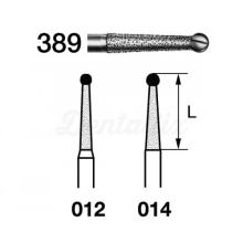Ball Point Conical Bur 389 Diamond for FG ( 5 pcs)