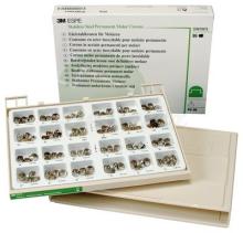 Kit de Coroas Provisórias em Aço Inoxidável Pediátricas (96 un.)