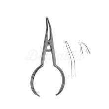 Elastic Positioning Clip: Satin Stainless Steel Pliers (155 mm)