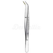 15 cm Ribbed Tweezer with Sharp Tips