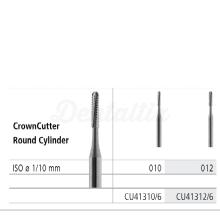 838 Tungsten Carbide Bur FG Cylindrical Rounded (6 pcs)