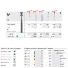 813 FG Double Cone Diamond Bur (6 units)