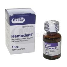 Hemodent: Hemostatic Solution of Aluminum Chloride (10 cc Bottle)