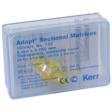 Adapt: Matrici sezionali trasparenti per denti posteriori (100 pz)