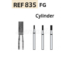 835 FG Diamond Bur Cylindrical Flat (5 pcs)