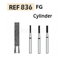 836 FG Diamond Bur Cylindrical Flat (5 pcs)