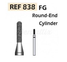 Fresa 838 diamantata cilindrica rotonda (5 unità)