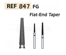 Fresa diamantata piatta conica FG 847 (5 unità)