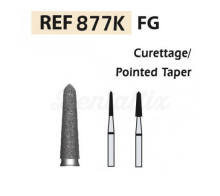 Fresa diamantata FG a forma di siluro 877K (5 unità)