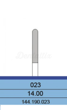Tunsten Carbide Bur 144 HP Cylindrical Rounded