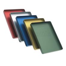 Sterilizable aluminium trays (284x184x17mm.)