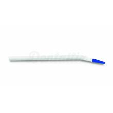 Cannula di aspirazione chirurgica di acciaio.