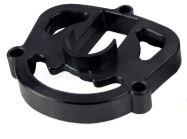 SMALL BLACK FIBERGLASS COUNTER-AMUFLA