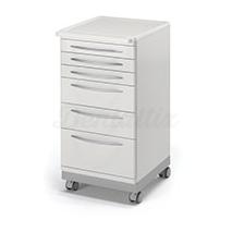 Dental Trolley With Wheels and 6 Drawers
