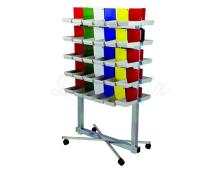 Large and small tray trolley