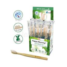 Happy Morning Bamboo: Biodegradable Toothbrush (40 pcs.)