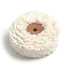 Brosse à polir en coton avec âme en bois