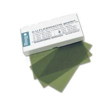 Rugged green wax plates (15u.)