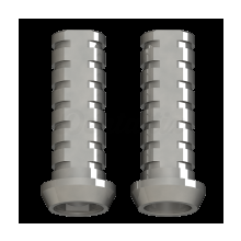 Prothèse directe provisoire Ti-cylindre à prothèse directe Implant connexion externe large plate-forme