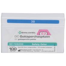 DC : Pointes de gutta-percha colorées de 28 mm (100 pcs)