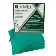 Barrages en caoutchouc mentholé vert - Endodontie - 36 unités