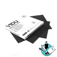 Digues en caoutchouc noires avec latex et poudre (36 pcs)