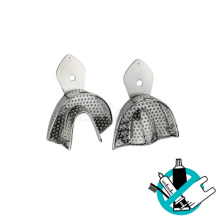 Secchi metallici perforati superiori e inferiori
