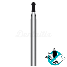Round FG Diamond Bur with Collar 802 (002) - (5 pcs)