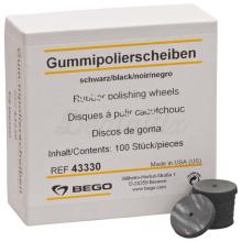 Disc or Tip Shaped Rubber Polishers (100 pcs)