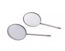 Flat Mirrors With Ss Threads. 12 Pcs.