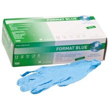 Fromat Blue: Non-Sterile Nitrile Gloves (100 units)