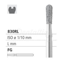 223/6 830RL Diamond Pear CA Burr (6 pcs)