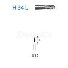 H34L Tungsten Rounded Cylindrical Bur for FG (5 pcs)