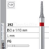 FG Diamond Bur 392 Cylindrical Conical Short (6 pcs)